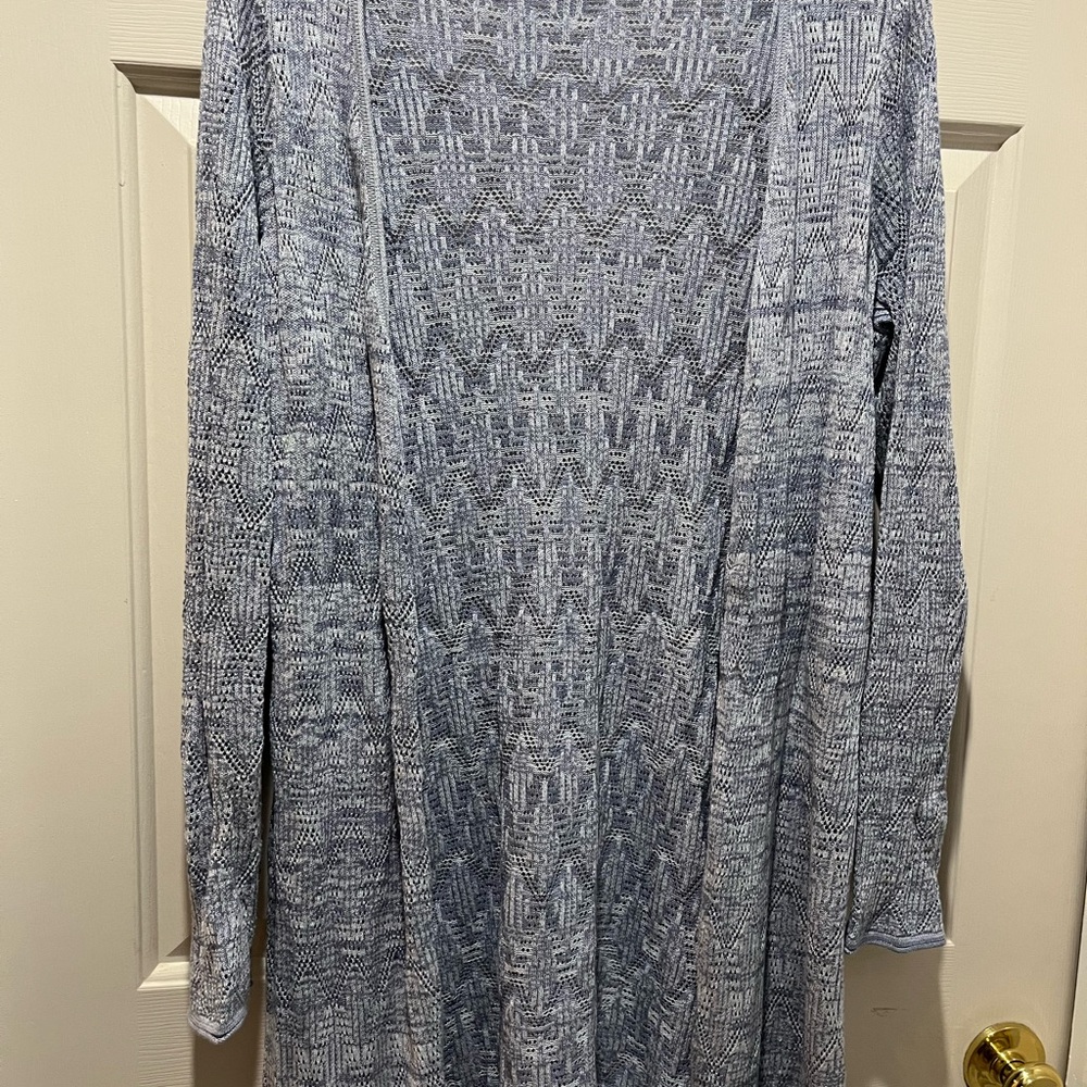 Belldini Blue Patterned Cardigan - Picture 8 of 8